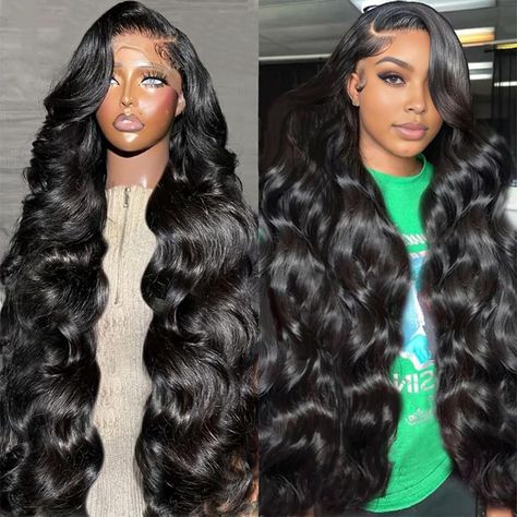 PRICES MAY VARY. 13x6 Lace Front Wigs Human Hair Detail：13x6 HD Lace Frontal Wigs Human Hair.13x6 Lace Area Supports Middle Part and Side Part. More Natural When Take it on, No Smell, No Shedding,Tangle Free.Soft & Bouncy,Breathable & Durable Lace Material Make it More Comfortable. Body Wave Lace Front Wigs Human Hair Material：100% Unprocessed Brazilian Virgin Human Hair Body Wave Lace Front Wigs, Cut from Healthy Young female Head Directly. Natural and Healthy, full and Healthy End, Soft and Co Body Wave Lace Front Wigs, Human Hair Lace Front Wigs, Hair Lace Front Wigs, Glueless Wigs, Female Head, 100 Human Hair Wigs, Lace Front Wigs Human Hair, Hair Lace Front, Lace Material