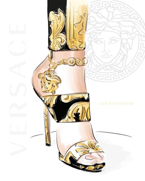 #versace #sketch #fashionista #fashionillustration Versace Drawing, Versace Sketches, Versace Fashion, Fashion Illustration Sketches, Donatella Versace, Illustration Sketches, Technical Drawing, Fashion Drawing, Fashion Illustration