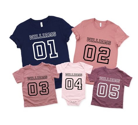 Adoption Day Outfit, Family Baby Announcement, Baby Announcement Shirts, Back Number, Number Shirt, Adoption Day, Matching Tees, Team T Shirts, Gildan Sweatshirts