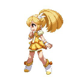 Precure Gif, Glitter Force Characters, Pixel Gif, Glitter Gif, Toro Inoue, Piskel Art, Pixel Characters, Pixel Animation, Cool Pixel Art