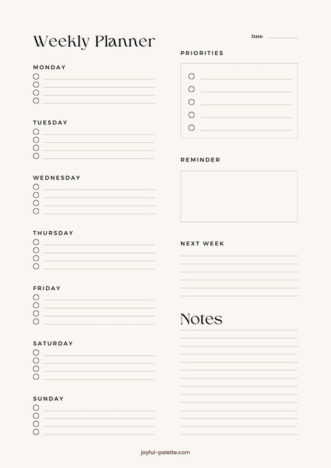 Minimalist Clean Weekly Planner Organisation, Planner Organization Weekly, Goodnotes Assignment Planner, Simple Planner Template, Student Planner Printable Aesthetic, Ipad Daily Planner Template Free, Pdf Planner Pages Free, Goodnotes Template Free To Do List, Study List Planner