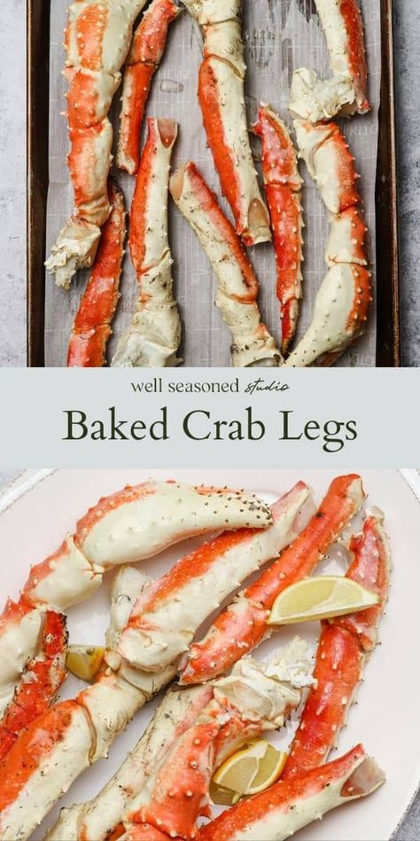 Baked King Crab Legs Recipe, King Crab Recipe, Crab Recipes Easy, King Crab Legs Recipe, Dungeness Crab Legs, Cooking Crab Legs, Cooking Crab, Legs At Home, Crab Legs Recipe