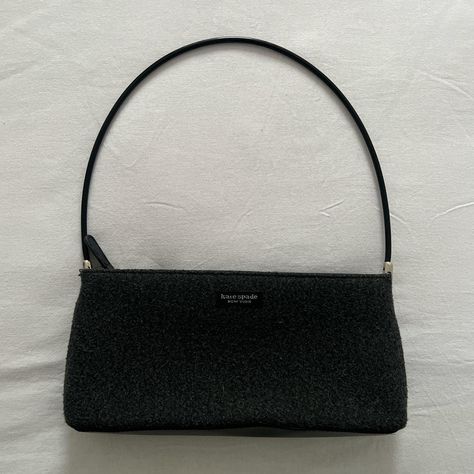 ୨ vintage kate spade black & grey mini shoulder bag... - Depop Y2k Downtown Girl, Downtown Girl Coquette, Y2k Downtown, Librarian Style, Vintage Kate Spade, Downtown Girl, Mini Shoulder Bag, Librarian, Black Grey