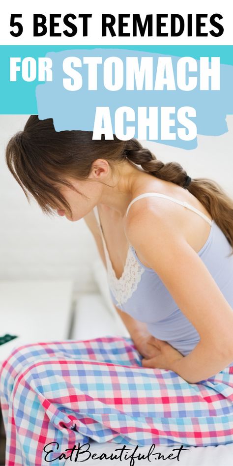 What are the five best remedies for stomach aches? — whether or not you know the cause. | Eat Beautiful Health Articles | remedies for stomach aches | stomach ache remedy | herbal remedies | natural living | #naturalremedies #remedy #stomach #ache #DIY #home #family Stomach Cramps Remedy, Kids Stomach Ache, Stomach Pain Remedies, Stomach Pain Relief, Stomach Ache Remedy, Cramp Remedies, Stomach Remedies, Eat Beautiful, Belly Ache