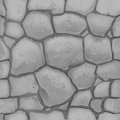 ArtStation - Stone Texture, John Ennis Rocks Texture Drawing, How To Draw Stone Texture, How To Draw A Stone Wall, Stone Drawing Texture, Stone Texture Sketch, Stone Texture Drawing, Different Textures Drawing, Stone Texture Paint, Stone Pattern Texture