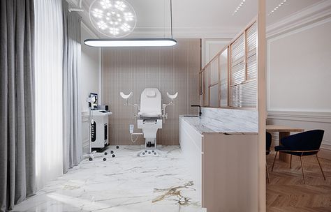 CABINET DE GYNECOLOGUE à PARIS on Behance Clinic Interior, Cabinet Medical, Clinic Interior Design, Healthcare Design, Autodesk 3ds Max, 3ds Max, Office Design, Art Direction, Health Care