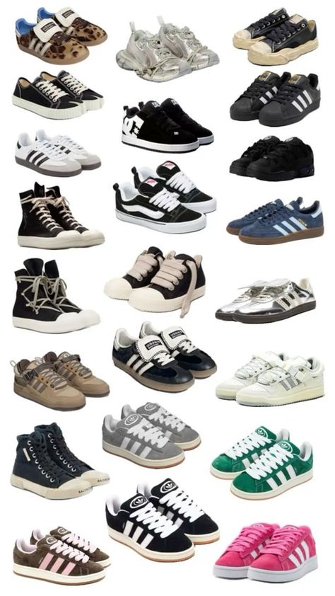 Types Of Shoes, Converse, White, Black