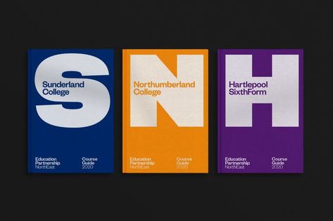 University Branding Design, University Design Graphic, University Postcard Design, University Branding Visual Identity, Blue And Orange Brand Identity, Uk College, New College, Graphic Design Books, Media Sosial