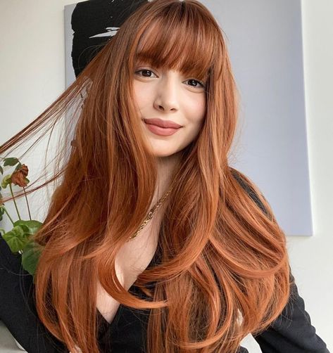 PRICES MAY VARY. 〖 Product Length 〗 24 inches 〖 Colour 〗: Ombre Copper Brown 〖 Suitable crowd 〗: Adults 〖 An extra gift 〗 - 2 pcs Durable Nylon Wig Caps for Wigs Nude Colour Soft Wearing Wig Caps// This wig takes heat that is under 320 Fahrenheit or 160 Centigrade hair ombre wig,auburn hair wig,dark ginger wig,copper orange wig,long copper wig,wigs copper,wigs ginger,natural ginger wig,womens auburn wig,long auburn wig,ombre wigs,wavy ombre wig wig ombre,wig auburn,ginger wig with fringe,copper Wine Red Hair, Auburn Hair With Bangs, Ginger Ombre, Red Hair With Bangs, Auburn Wig, How To Wear A Wig, Red Heads, Red Wigs, Ombre Wigs