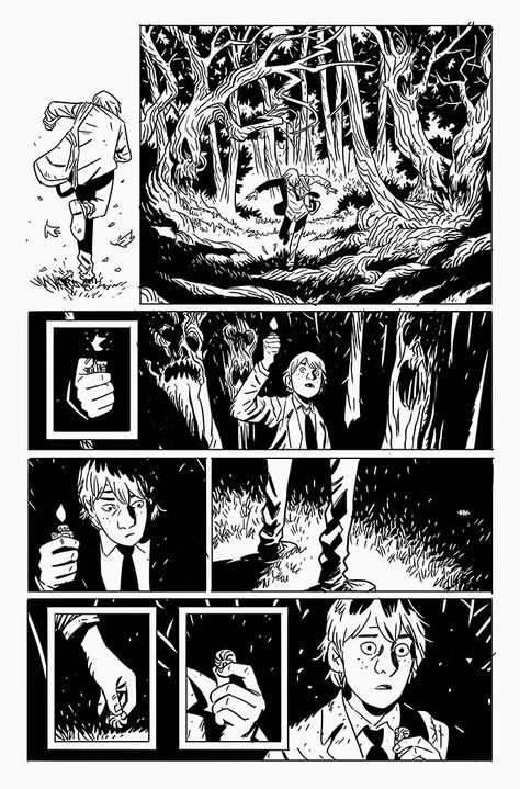 Matt Smith @BarbarianLord some pages from Folklords pre-color/lettering wizardry  a page from each issue 1-4 A Bunch Of Cats, Bunch Of Cats, Indie Comics Art, Arte Pulp, Graphic Novel Illustration, Relatable Comics, Comic Boards, Comic Book Layout, Storyboard Illustration