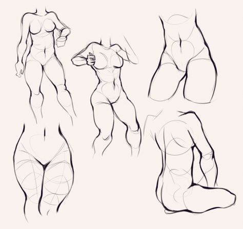 Drawing drill #18: Faces, body, hands and hips | Smirking Raven Drawing Anatomy, Female Anatomy Reference, Body Drawing Tutorial, Human Anatomy Drawing, Body Sketches, Human Figure Drawing, Human Anatomy Art, Anatomy Sketches, Body Reference Drawing