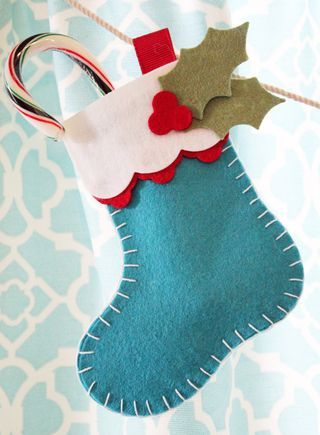 MFT Creative Challenge Stocking Banner 4 - OHS Christmas Stocking Ideas, Diy Felt Christmas Ornaments, Mini Christmas Stockings, Stocking Ideas, Felt Christmas Stockings, Christmas Sewing Projects, Christmas Stockings Diy, Felt Crafts Christmas, Felt Stocking