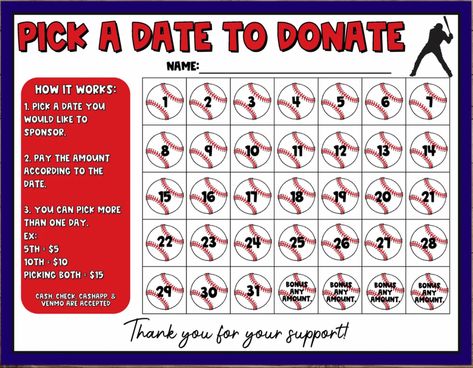 Baseball Fundraising Ideas, Baseball Fundraiser, 3 Strikes, Parade Float, Fundraising Ideas, Baseball Season, Baseball Mom, Baseball Team, Helpful Tips