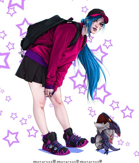 Legend Drawing, Sally Face Game, Jinx League Of Legends, Causal Outfits, Junk Drawer, Character Outfits, League Of Legends, Casual Outfit, Koi