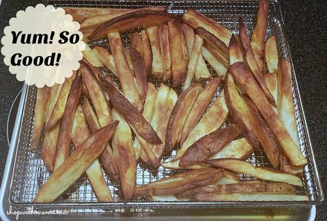 Cuisinart Air Fryer Toaster Oven, Cuisinart Air Fryer, Oven French Fries, Cuisinart Toaster Oven, Air Fry French Fries, Air Fryer Fries, Air Fry Potatoes, Toaster Oven Recipes, Air Fryer Toaster Oven