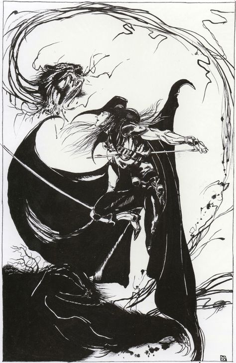 Coffin - The Art of Vampire Hunter D Real Vampires, Yoshitaka Amano, Vampire Hunter D, Vampire Hunter, Manga Artist, Japanese Artists, Dark Art, Aliens, Manga Art