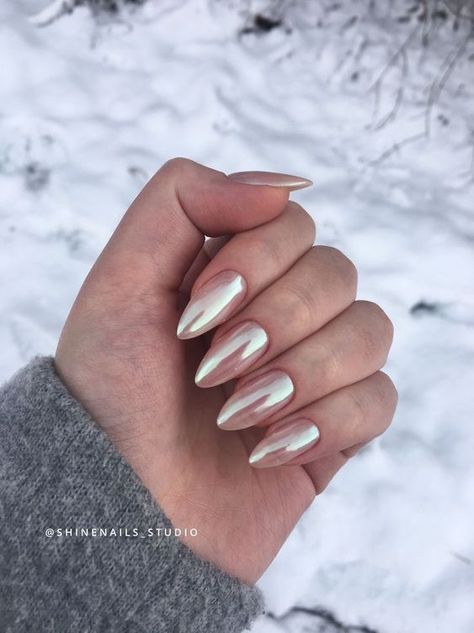 Nail,nail design,nail art, manicure, nail polish,french nails, Nude nails, mirror nails, nail idea, Christmas nails Nail Polish French, Nails Mirror, Simple Wedding Nails, Nail Art Idea, Wedding Day Nails, Christmas Nail Art Easy, Tia Mowry, Mirror Nails, How To Make Christmas Tree