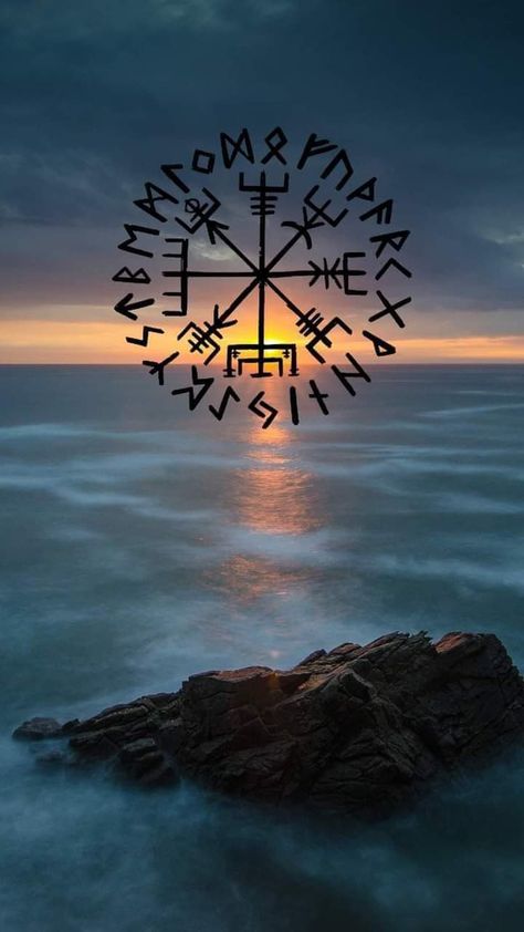 Uncharted Aesthetic, Vikings Runes, Nordic Wallpaper, Viking Signs, Viking Wallpaper, Thor Wallpaper, Vikings Tattoo, Lucky Wallpaper, Norse Symbols