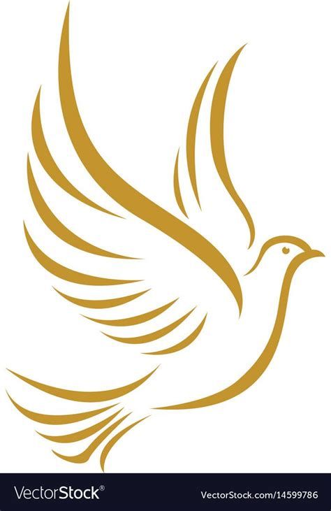 Dove Vector Illustration, Dove Clipart, Dove Svg, Dove Logo, Dove Drawing, Dove Images, Church Logo, Church Banners, Bird Wings