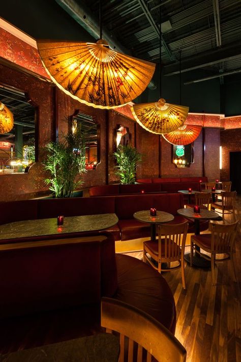 Chinese Restaurant Exterior Design, Chinese Restaurant Interior Design, Asian Food Restaurant, Asian Restaurant Design, Chinese Restaurant Interior, Sushi Bar Design, Chinese Restaurant Design, Modern Chinese Restaurant, Chinese Bar