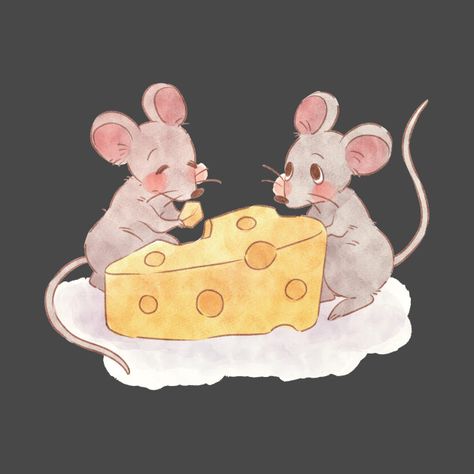 Check out this awesome 'Two+mice+eating+cheese+drawing' design on @TeePublic! Mouse Eating Cheese Drawing, Animal Eating Drawing, Mouse Eating Cheese, Saw Drawing, Teachers Day Drawing, Cheese Drawing, Pizza Drawing, Mouse Drawing, Sloths Funny