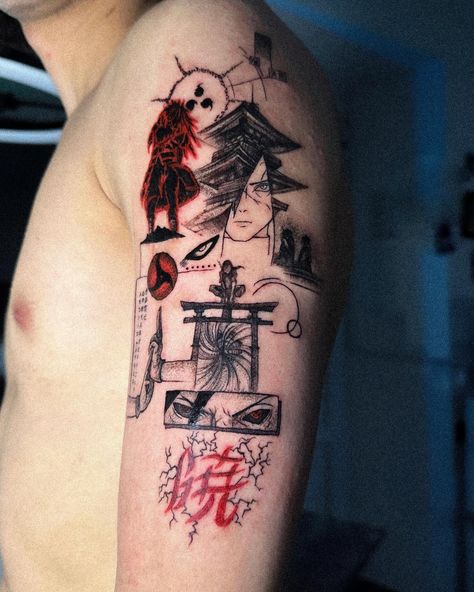 Madara Uchiha is a anime character in the Naruto series 🏯⛩️ Nice to meet you @sam0rka パイ Thanks for the hospitality @underground.evn 🫶 #tattoo #tattoonaruto #naruto #narutotattoo #yerewonderful #tattooideas #tattooart #tattoos #tattooed #chutattoo #madara #madaratattoo #animeart #tattooink Madara Uchiha Tattoo, Itachi Tattoo, Naruto Tattoos, Naruto Tattoo, Naruto Series, Madara Uchiha, Cute Tattoos, Nice To Meet, Tattoos And Piercings