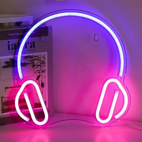 LED Neon Signs Art Wall Lights Neon Sign Art, Neon Moon, Neon Lamp, Light Games, Lighting Pendant, Neon Sign Bedroom, Sports Room, Neon Light Signs, Creative Lighting