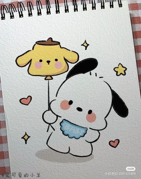 Cute Card Designs Drawing, Sanrio Drawing, Cute Easy Doodles, Cute Sketches, Kitty Drawing, Hello Kitty Drawing, Easy Doodles Drawings, Cute Doodles Drawings, Cute Kawaii Drawings