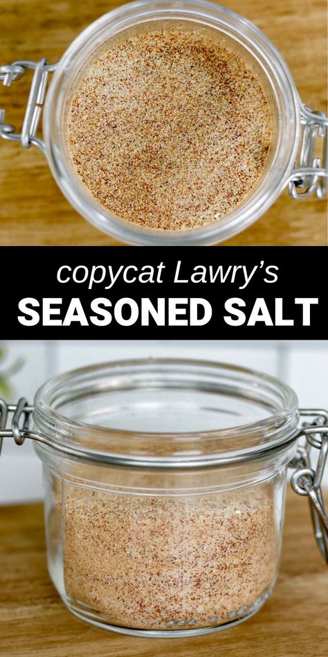 Homemade Seasoned Salt Recipe, Homemade Seasoned Salt, Seasoned Salt Recipe, Season Salt Recipe, Seasoning Salt Recipe How To Make, How To Make Garlic Salt At Home, How To Make Seasoned Salt, Homemade Finishing Salt, Lawry's Seasoned Salt Recipe