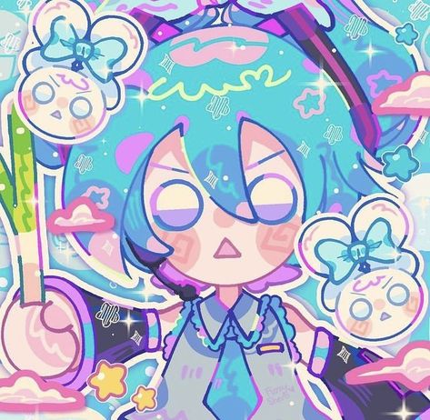 Vocolaid Pfp, Webcore Drawing, Colorful Pfp, Miku Art, Rentry Co, Miku Hatsune Chibi, Best Rpg, Miku Hatsune Vocaloid, Vocaloid Characters