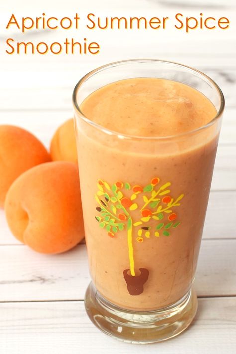 Café Kitchen, Paleo Smoothie Recipes, Apricot Tea, Bar Pictures, Apricot Smoothie, Apricot Recipes, Dairy Free Smoothies, Vegan Drinks, Pineapple Smoothie