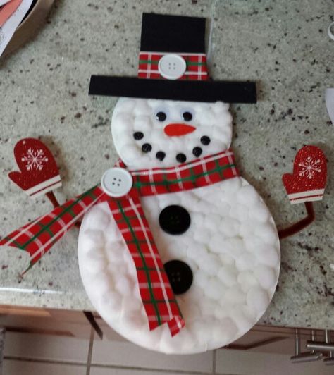 Paper plate snowman project Easy Snowman Crafts For Kids, Snowman Paper Plate, Easy Snowman Crafts, Paper Plate Snowman, Snowman Crafts For Kids, Snowman Crafts Preschool, Plate Crafts For Kids, Winter Crafts For Toddlers, Paper Plate Crafts For Kids