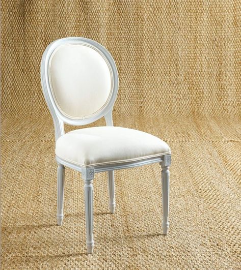 White Office Space, Louis Xv Chair, Louis Xvi Chair, Bathroom Chair, Louis Chairs, French Country Living Room, Gustavian Style, Sitting Pretty, Antique Chairs