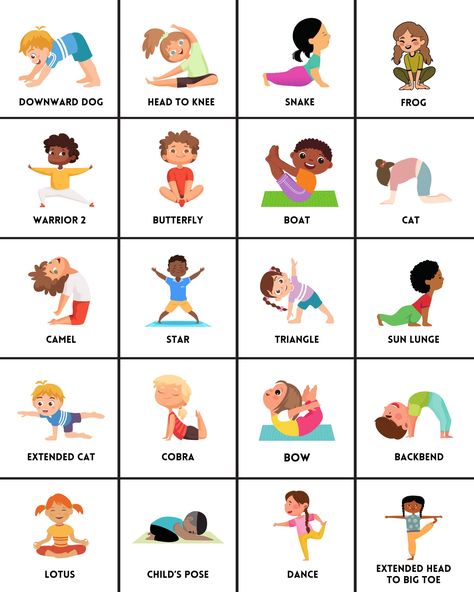 Preschool Stretches, Exercise For Kids At Home, Yoga For Kids Video, Yoga Childs Pose, Yoga For Kids In The Classroom, Exercise For Kids Workouts, Instructional Materials For Elementary, Yoga With Toddler, Toddler Yoga Poses