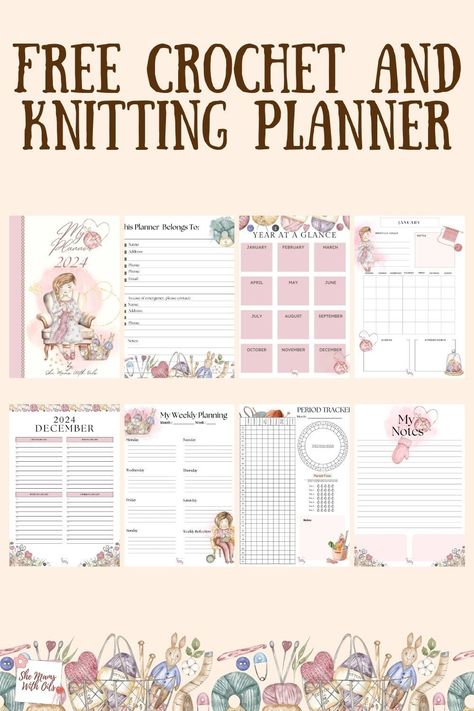 Plan your next crochet or knitting project with this easy-to-use planner.

 Choose from a variety of planner styles to suit your needs
 Track your progress on multiple projects at once
 Set reminders for important dates
 Get inspiration from our curated collection of patterns and projects

Download your planner today and start planning your next crochet or knitting Crochet Business Planner, Crochet Project Planner Free Printable, Crochet Planner Free Printable, Crochet Binder, Knit Journal, Mom Planner Printables Free, Crochet Printables, Business Planner Organization, Student Planner Organization