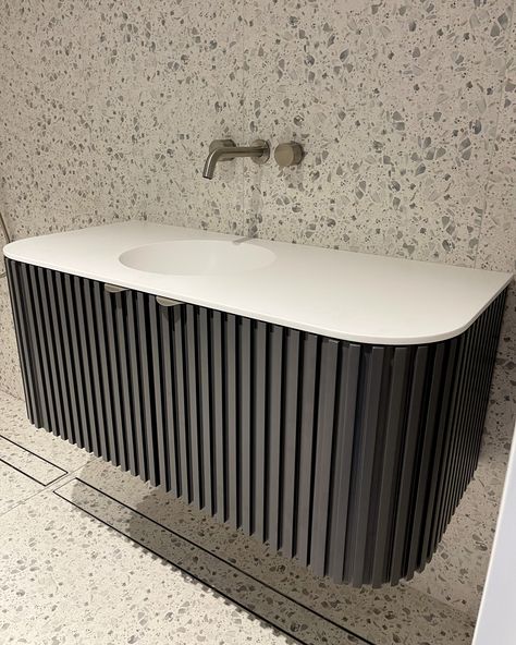 We finished 2023 with a fluted Firenza vanity for @primo.gr 🤍 Vanity Basin, Travertine Stone, Bath Room, Bathroom Cabinets, Double Sink, Vanity Units, Vanity Sink, Interior Inspo, Wash Basin