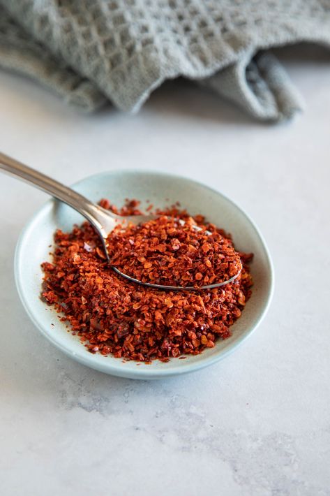 Aleppo Pepper Recipes, Aleppo Pepper, Dried Peppers, Middle Eastern Dishes, Hot Sauces, Hot Honey, Chili Oil, Simply Recipes, Seasoning Mixes