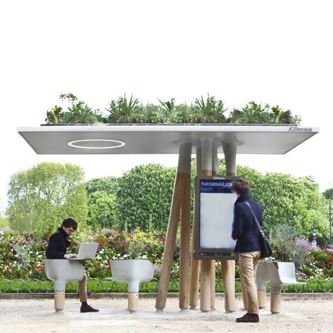 Mathieu Lehanneur, Bus Stop Design, Urban Furniture Design, Rooftop Gardens, Café Design, Exhibition Stand Design, Design Websites, Urban Furniture, Street Furniture