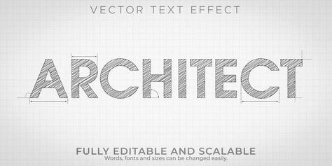 Free Vector | Architect drawing text effect, editable engineering and architectural text style Architectural Font, Blueprint Construction, Architect Tools, Best Fonts For Logos, Lettering Fonts Design, Architecture Symbols, Quote Template Design, Modern Quotes, Business Fonts