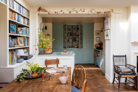 How a 1930s ex-council house became a joyful family home 1930s House Interior Original, 1930 House Renovation, Attic Truss, 1930s House Interior, Modest Aesthetic, Modest Home, Drawing Room Furniture, 1930s Home, Council House