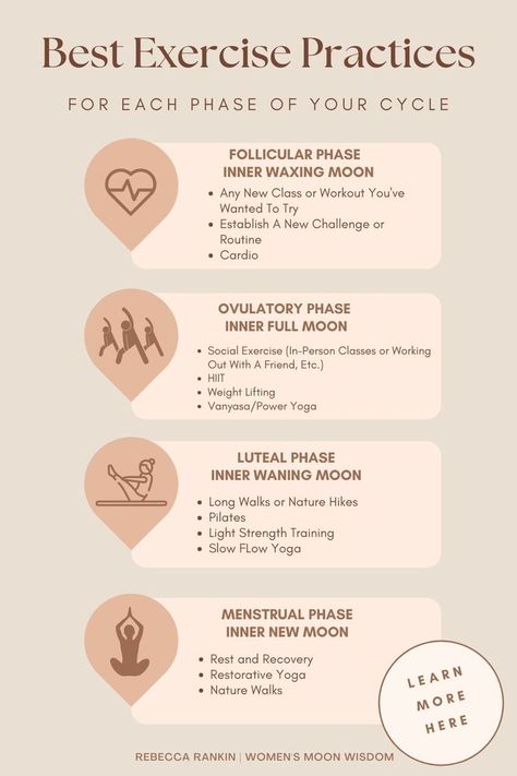 Ovulatory Phase Exercise, Workout Plan That Supports Hormones, Female Monthly Cycle, Phases Of A Womans Cycle, Hormone Workout For Women, Workout For Your Cycle, Cycle Syncing Fasting, Exercise Cycle Syncing, Female Cycle Workout