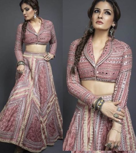 Top 50 Latest Blouse Designs for Lehenga 2023: Update Long Sleeve Blouse For Lehenga, Lehnga Blouse Designs Latest Banarasi, Shirt Collar Blouse Designs, Brocade Lehenga Banarasi, Collar Blouse Designs, Blouse Designs For Lehenga, Designer Lengha, Shirt Collar Blouse, Lengha Blouse