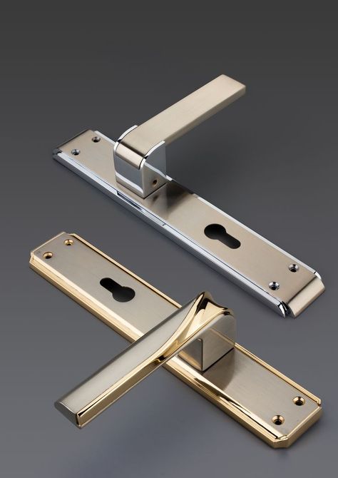 Handle Lock Design, Luxury Door Handles, Door Handle Design Modern, Door Locks And Handles, Door Lock Design, Unique Door Handles, Door Handle With Lock, Lever Door Handle, Front Door Hardware