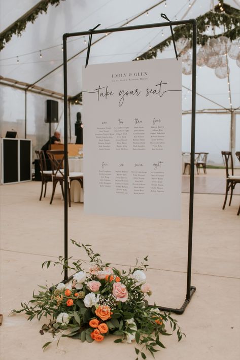 Wedding signs for reception