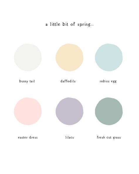 Spring Color Inspiration, Pastel Color Palette For Bedroom, Lilac Colour Palette Wedding, Spring Pastels Color Palette, Colorful Pastel Wedding Palette, Pastel And Neutral Color Palette, Spring Picture Color Scheme, Neutral Pastel Color Palette Wedding, Bunny Color Palette