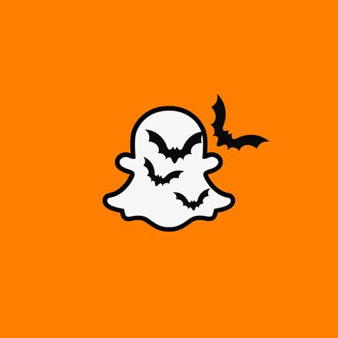 Logos, Halloween Snapchat Icon, App Icon Halloween, Snapchat Halloween, Halloween Homescreen, Snapchat App Icon, Halloween Ios, Halloween Apps, Fall Widgets