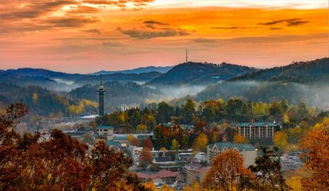 prettiest cities in the usa East Tennessee, Gatlinburg Tn, Fall Getaways, Gatlinburg Tennessee, Whitewater Rafting, Mill Creek, Smoky Mountain National Park, Mountain Town, Best Places To Live