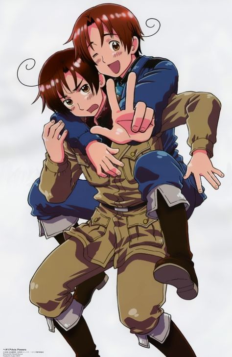 Italy Brothers Romano Hetalia, Hetalia Official Art, Aph Italy, Hetalia Cosplay, Hetalia Italy, Hetalia Anime, Hetalia Axis Powers, History Class, Axis Powers