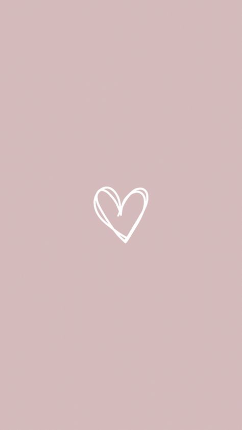 Blush Pink Heart Wallpaper, Simple Insta Highlight Covers, Hearts For Instagram Highlights, Simple Light Pink Wallpaper, Cute Little Wallpapers, Small Heart Wallpaper, Mi Amor Wallpaper, Heart Highlight Cover, Heart Instagram Highlight Cover