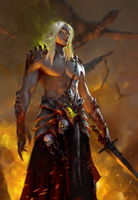 ArtStation - Son of the Dragon, HE XIAOSONG Fantasy Male, High Fantasy, Fantasy Warrior, Arte Fantasy, Fantasy Rpg, Fantasy Inspiration, Medieval Fantasy, Dnd Characters, Fantasy Artwork